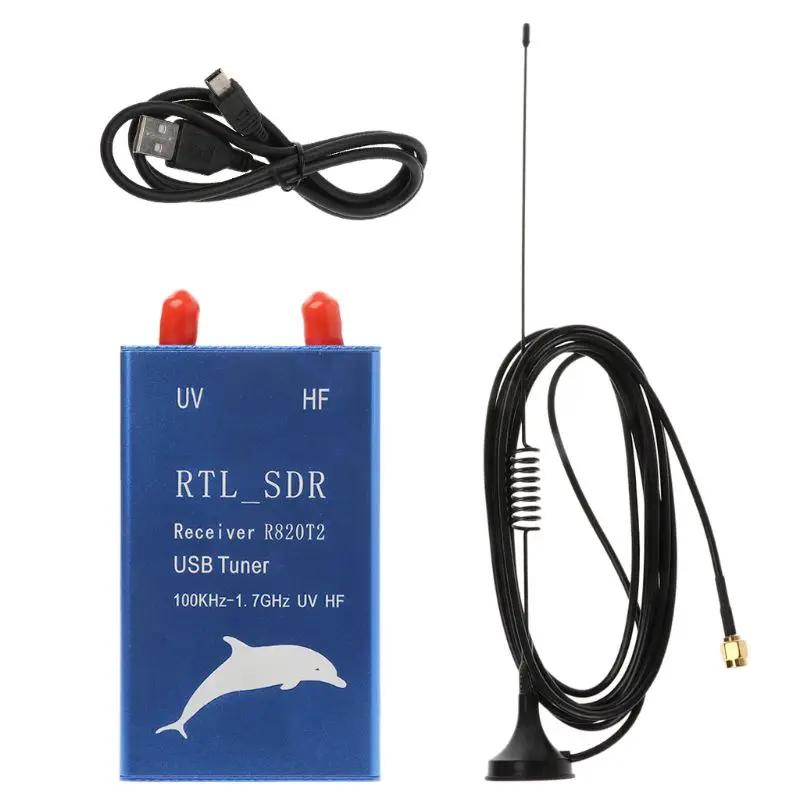 RTL2832U+R820T2 100KHz-1.7GHz UHF VHF RTL USB Ʃ ű FM 
